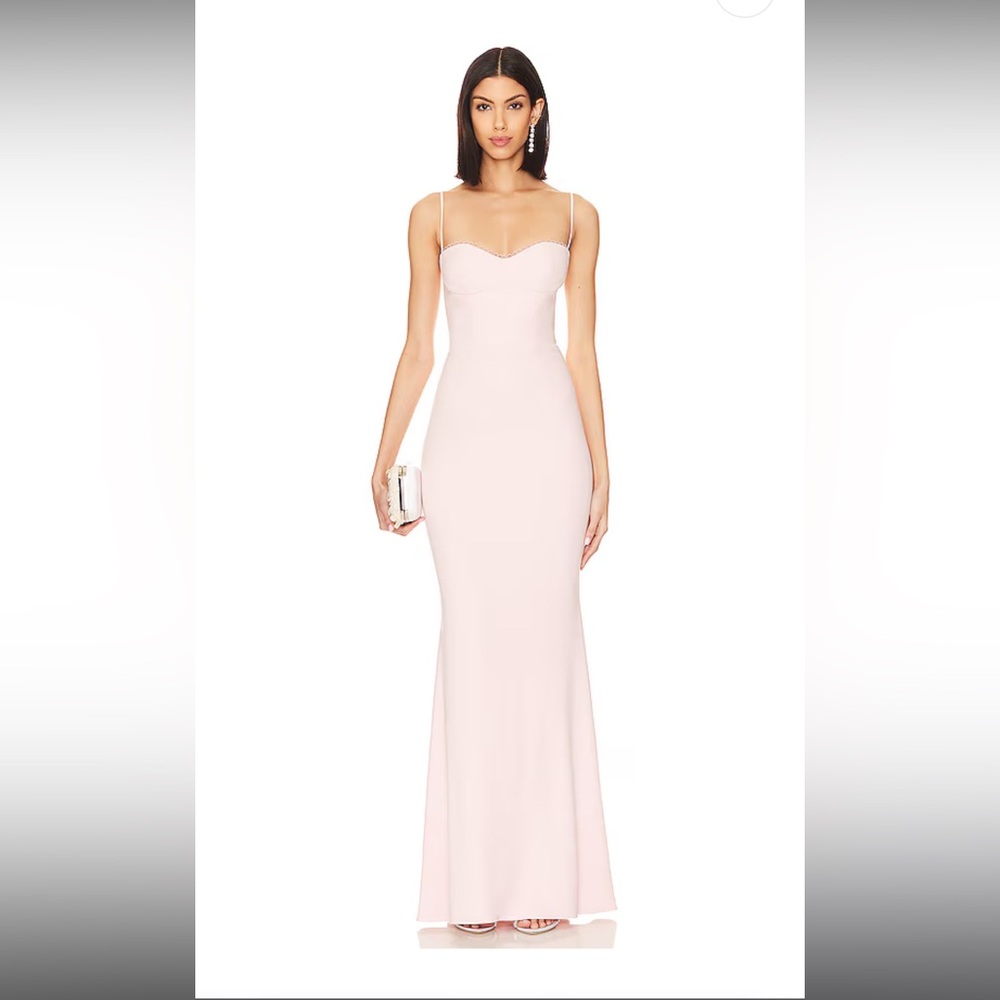 Katie May Yasmin Gown in Blush Size Small